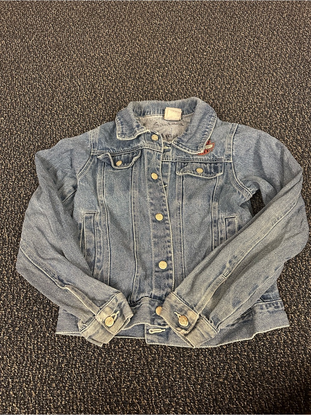 Harley-Davidson Kids Jean Jacket Size 12/14